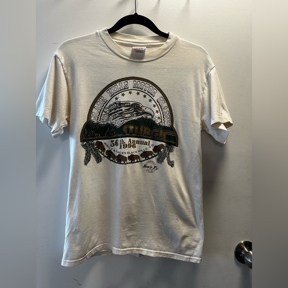 Vintage 1996 Sturgis Motorcycle Rally Tee – Hanes Beefy-T